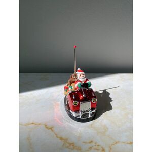 Vintage Hallmark Keepsake Ornament "Santa's Bumper Car" 1998